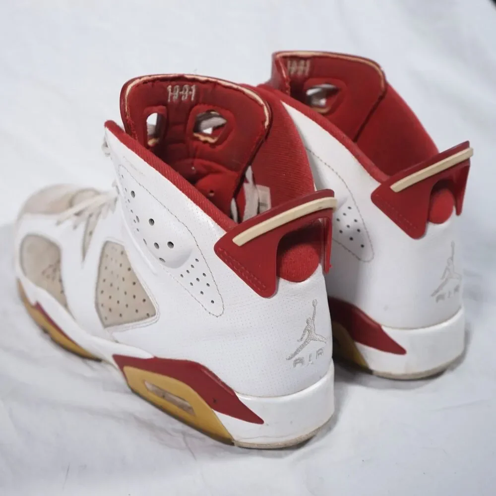 Nike Air Jordan 6 Retro Alternate White University Red 2022 Men's 10.5